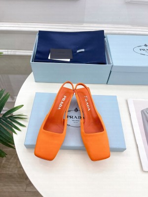 Prada Satin Slingbacks Sandals 04