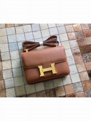 Hermes Constance 18/23 Bag in original Epsom Leather camel