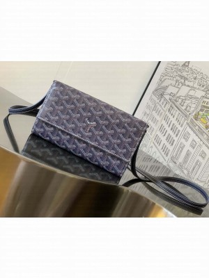 Goyard Varenne Continental Wallet Navy blue