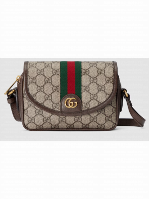 Gucci OPHIDIA GG MINI SHOULDER BAG 772239 Brown