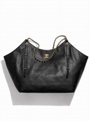 Chanel Maxi Shopping Bag AS5463 Black