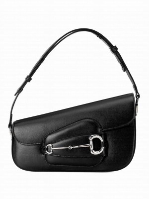 Gucci Horsebit 1955 Shoulder Bag 764155 Black