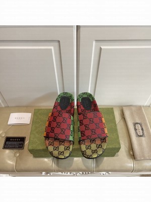 GUCCI Women's platform slide sandal 623212 Multicolor 2021 Collection