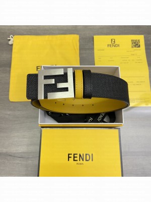Fendi 38mm Eversible Belt FF buckle with stud closure 2021 Collection 27