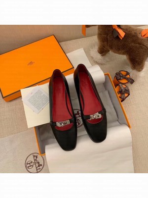 Hermes Bilbao ballet flat Black 2021 Collection