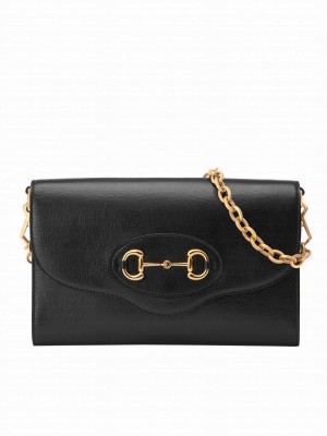 Gucci Horsebit 1955 Small Bag 677286 Black