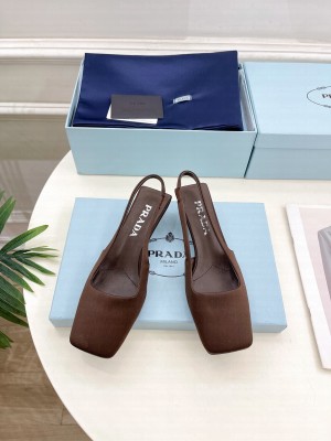 Prada Satin Slingbacks Sandals 02
