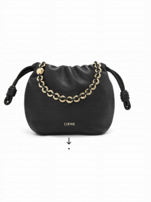 Loewe Mini Napa Lamb Leather Flamenco Purse A914C black