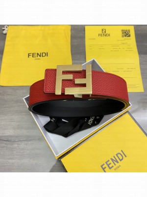 Fendi 38mm Eversible Belt FF buckle with stud closure 2021 Collection 35