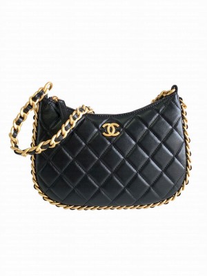 Chanel Hobo Handbag AS4378 Black