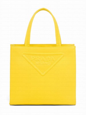 Prada Drill Tote Bag 1BG382 Yellow