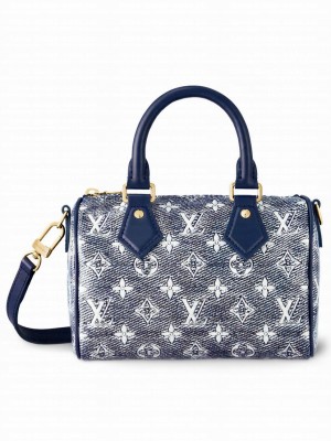 Louis Vuitton Speedy Bandouliere 20 M23069 Blue