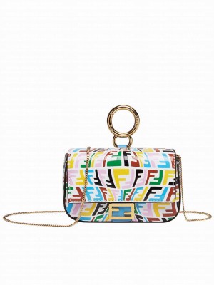 Fendi Nano Baguette Charm 7AR844 Blue