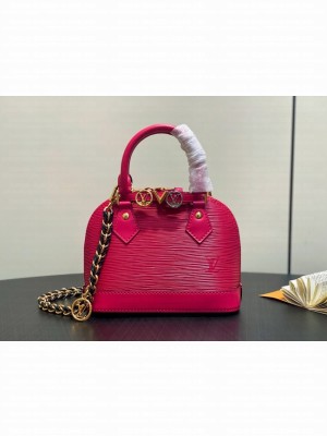 Louis Vuitton Alma Mini LV&I CUSTOMIZABLE K00015 rose