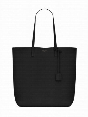 Saint Laurent Shopping Saint Laurent In Leather Black