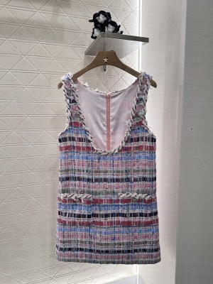 Chanel Tweed Multicolor Dress