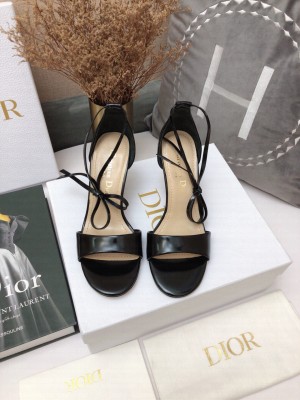 Christian Dior strap open toe Sandals black 2021 Collection