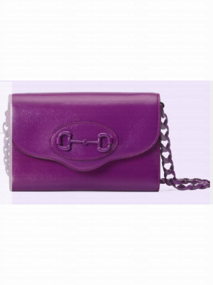 Gucci Horsebit 1955 mini bag 724713 Purple