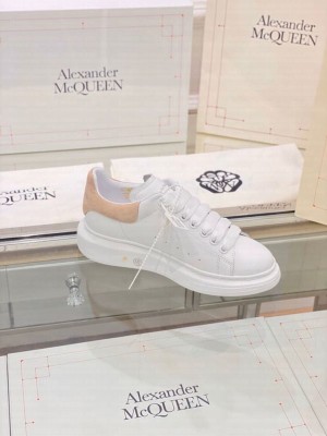 Alexander McQueen Oversized Platform Lace Up Creeper Sneakers Spring/Summer 2020 Collection, Suede Beige