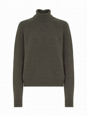 Fendi Women's Cashmere Pullover Green