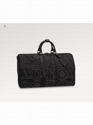 Louis Vuitton Monogram Keepall 45 M46441 Black