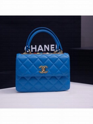 CHANEL mini Flap Bag With Top Handle 4654-10