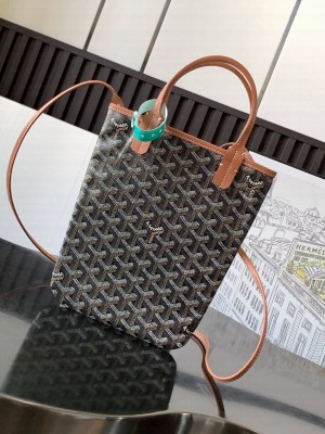 Goyard Poitiers Bag Black & Tan