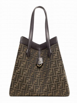 Fendi Origami Large 8BH415 Dark Coffee