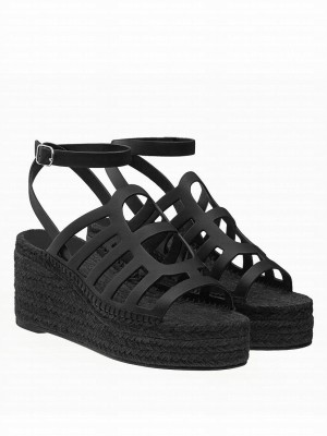 Hermes Women's Catalya Espadrille Black