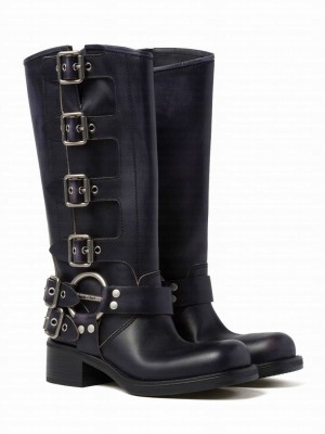Miumiu Women's Leather Boots Black