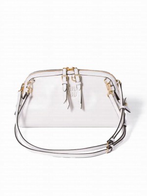 Miu Miu Leather Clutch 5BF131 White