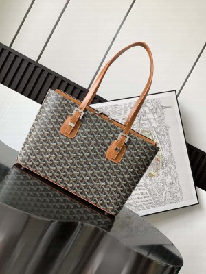 Goyard Okinawa PM Tote Bag Black& Tan 