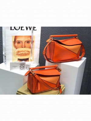 Loewe Puzzle Bag Original Leather B9124 orange