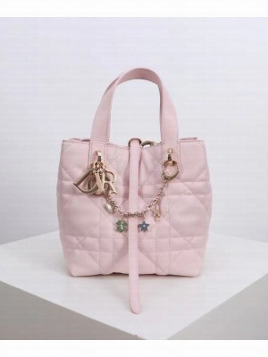 Christian Dior Small Dior Toujours Vertical Handbag Pink