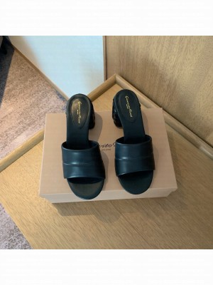 GIANVITO ROSSI FLOREA MULE 60mm sandal black 2022 Collection