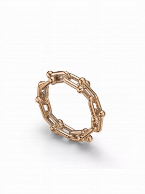 Tiffany Women's Micro Link Ring Golden