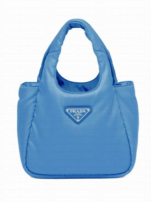 Prada Soft Padded Re-Nylon Mini-bag 1BA359 Blue
