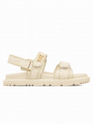 Christian Dior Women's Dioract Sandal Golden