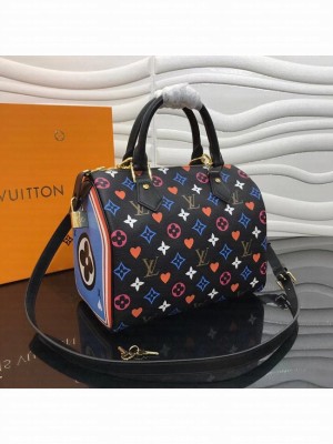 Louis Vuitton GAME ON SPEEDY BANDOULIERE 25 M57466 black