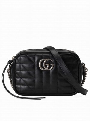 Gucci GG Marmont Mini Shoulder Bag 634936 Black