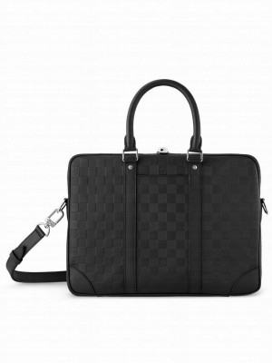 Louis Vuitton Porte-Documents Voyage NM N40444 Black