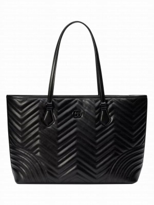 Gucci GG Marmont Large Tote Bag 739684 Black