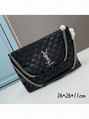 SAINT LAURENT LEATHER BAG 202611 BLACK