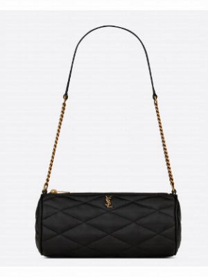 SAINT LAURENT SADE MINI TUBE BAG IN QUILTED LAMBSKIN 699703 black