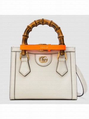 Gucci Diana mini tote bag 655661 White