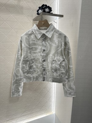 Chanel Printed denim jacket Grey
