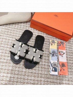Hermes Oran Flat Slide Sandals 2023 Collection 061