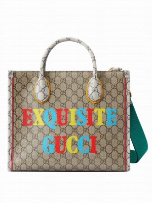Gucci Exquisite Gucci Small Tote Bag 680956 Dark Coffee