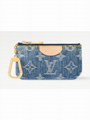 Louis Vuitton Key Pouch M82961 Sky Blue Denim