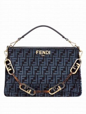 Fendi O'Lock Zip 8BR805 Blue